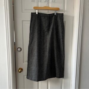 GAP Charcoal Midi pencil skirt